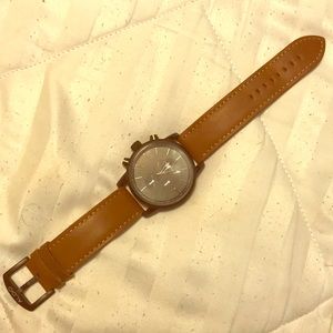 Leather Band Watch